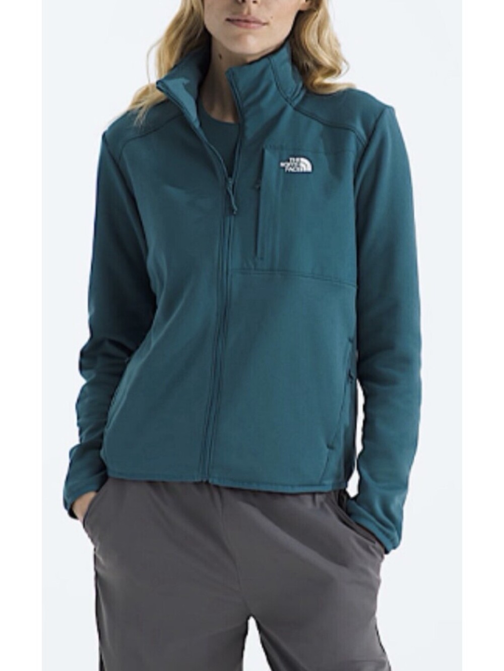 New The North Face Women’s Performance Fleece Full Zip Jacket Size L